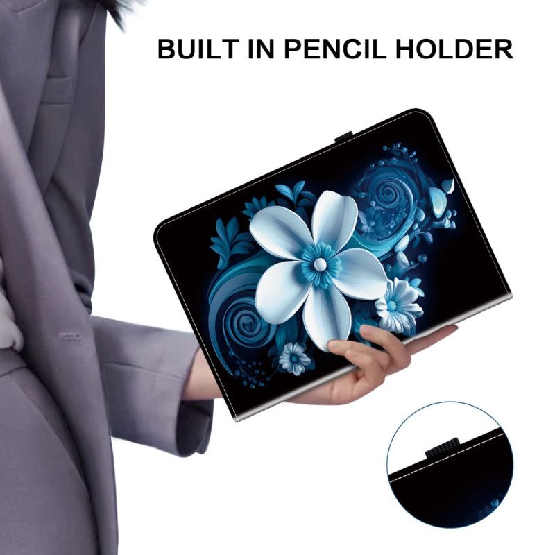Case Samsung Galaxy Tab S10 Plus Telefon Etui Hvid Blomst