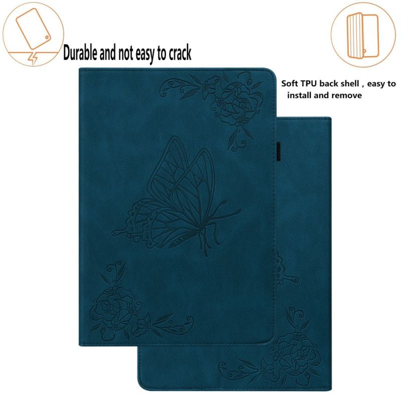 Case Samsung Galaxy Tab S10 Plus Telefon Etui Sommerfugl