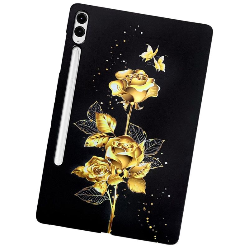 Cover Samsung Galaxy Tab S10 Plus Gyldne Roser