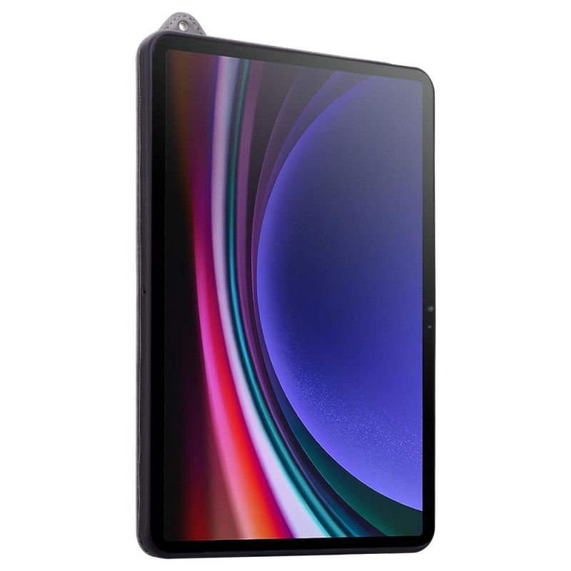 Cover Samsung Galaxy Tab S10 Plus Stylusholder Og Rem Med Lædereffekt