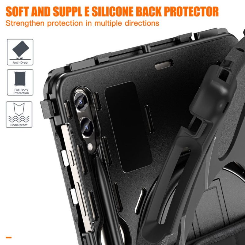 Cover Samsung Galaxy Tab S10 Plus Telefon Etui Rem Og Stativ
