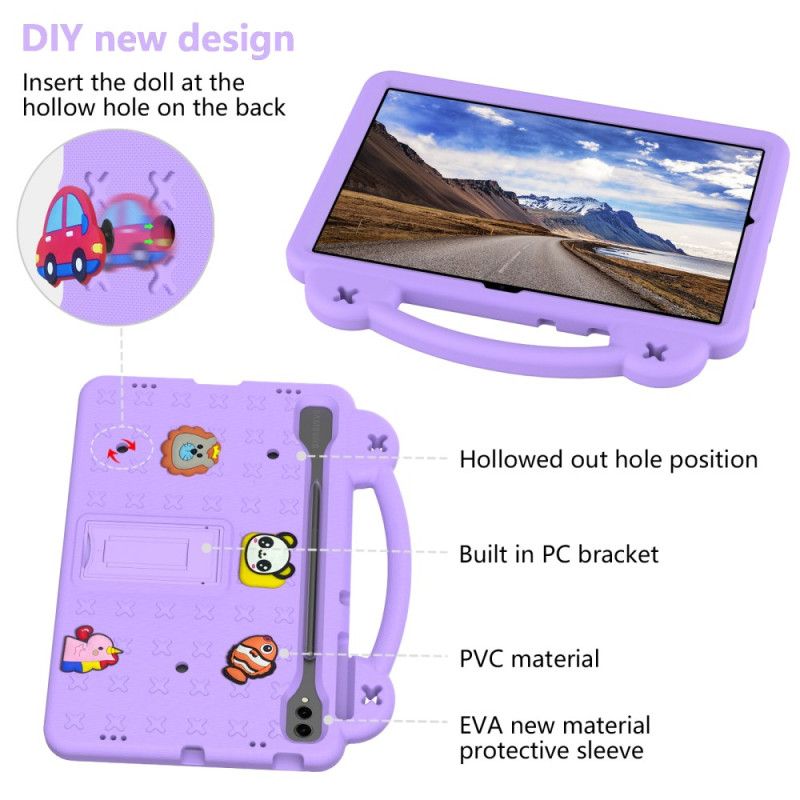 Cover Til Samsung Galaxy Tab S10 Plus Eva-tegneseriedyr