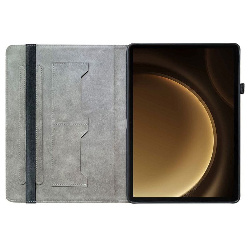 Etui Samsung Galaxy Tab S10 Plus Gyldne Roser