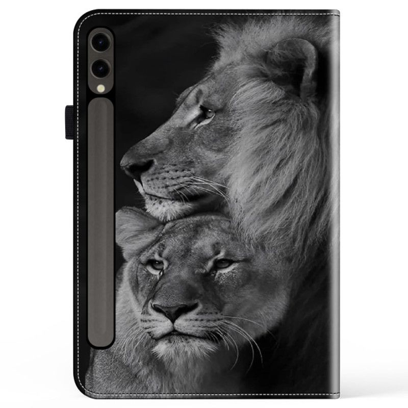 Etui Samsung Galaxy Tab S10 Plus Løver