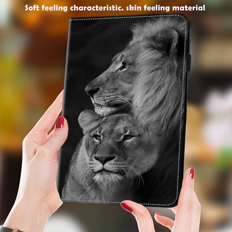 Etui Samsung Galaxy Tab S10 Plus Løver