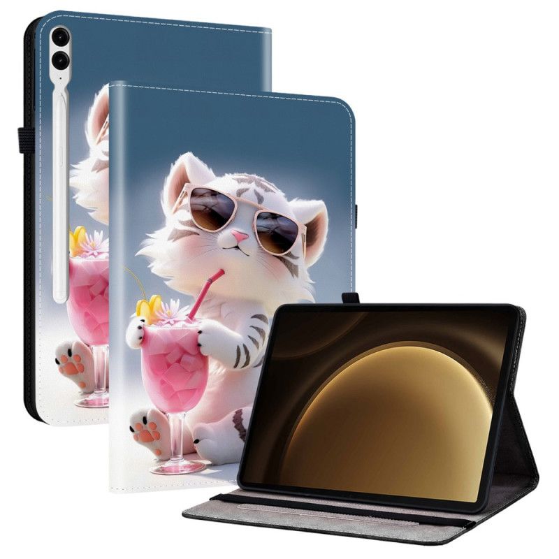 Etui Samsung Galaxy Tab S10 Plus Tigermønster