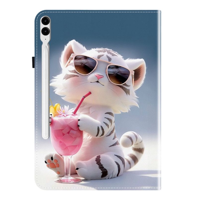 Etui Samsung Galaxy Tab S10 Plus Tigermønster