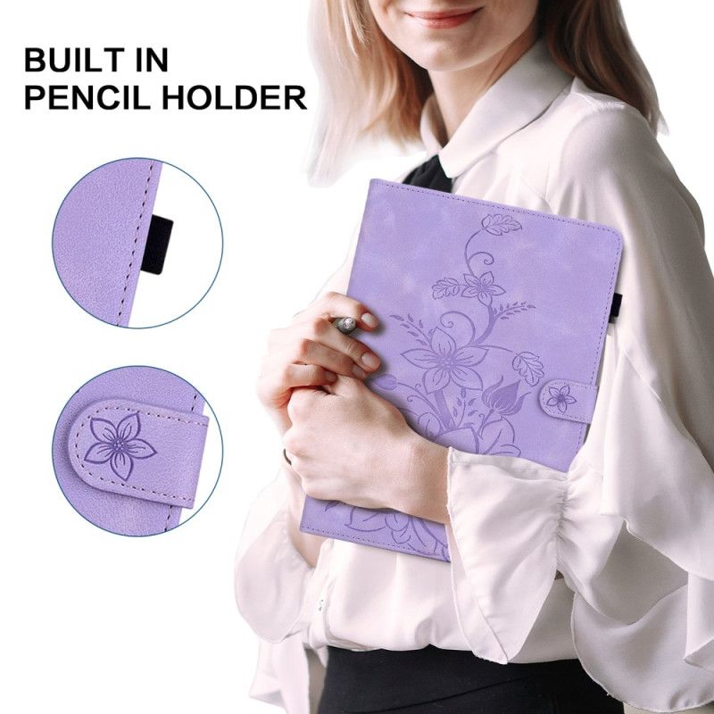 Flip Cover Samsung Galaxy Tab S10 Plus Fleur-de-lys
