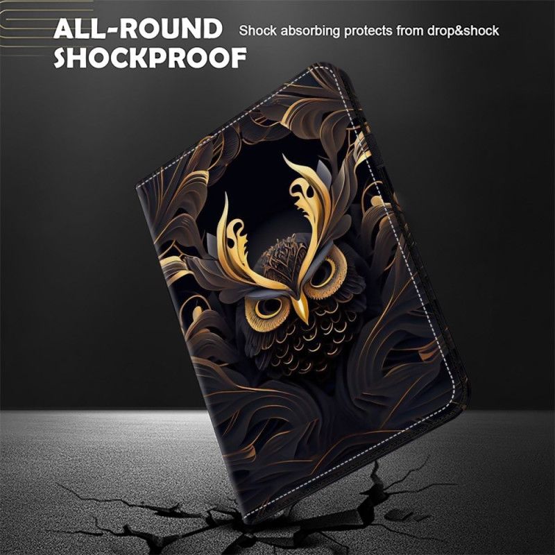 Flip Cover Til Samsung Galaxy Tab S10 Plus Gylden Ugle