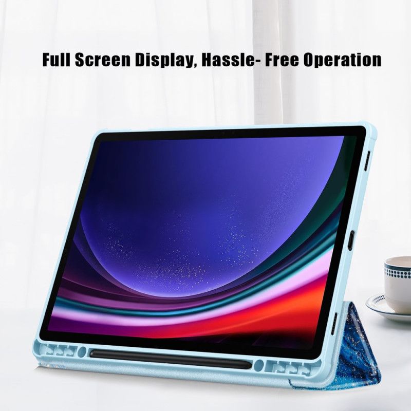 Samsung Galaxy Tab S10 Plus Bølget Transparent Bagside