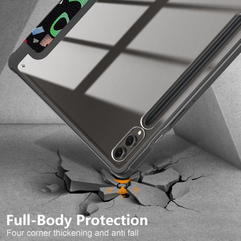 Samsung Galaxy Tab S10 Plus Graffiti Transparent Bagside