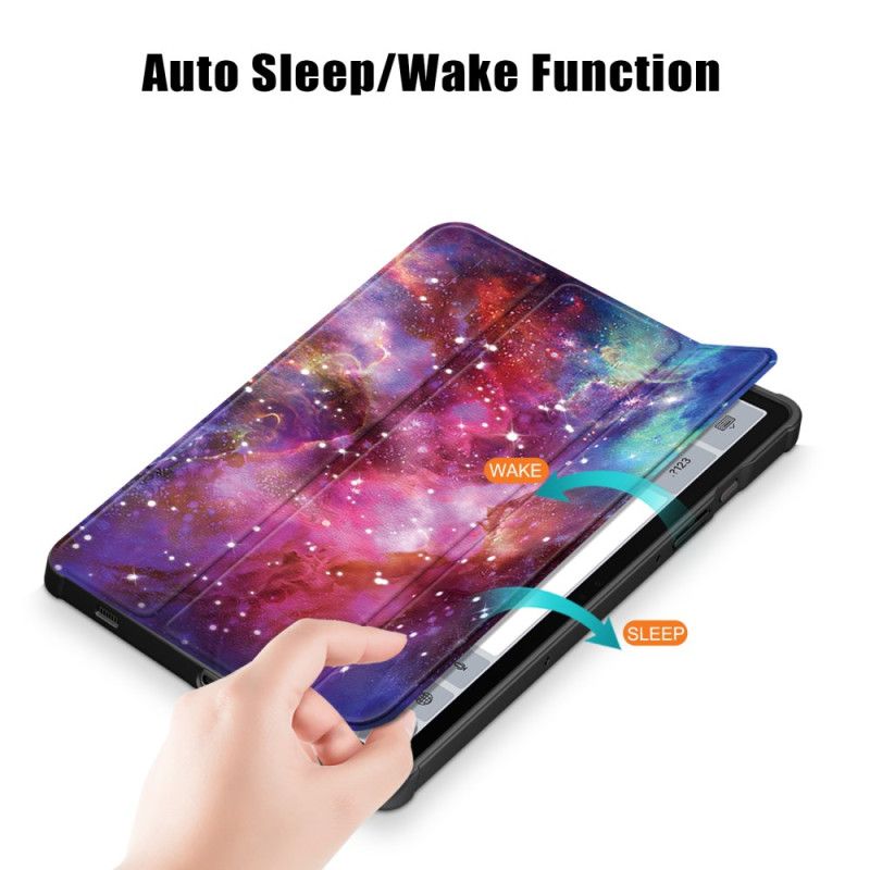 Samsung Galaxy Tab S10 Plus Galaxy Transparent Bagside