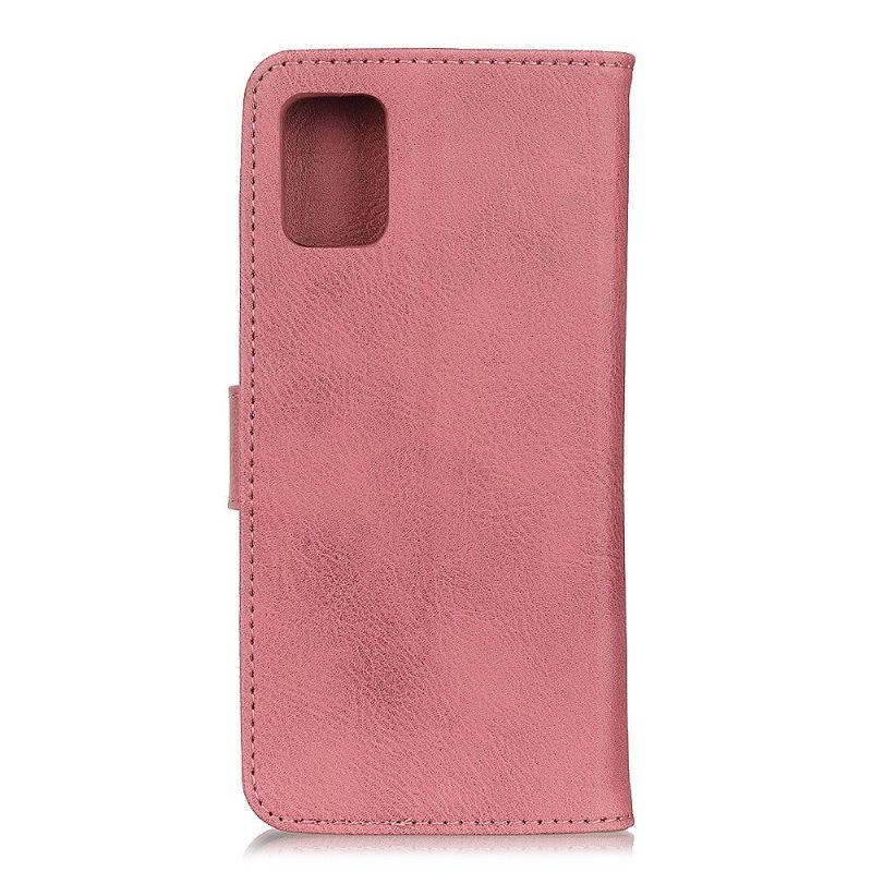 Flip Cover Samsung Galaxy A31 Khazneh Læder Effekt Kortholder - Pink