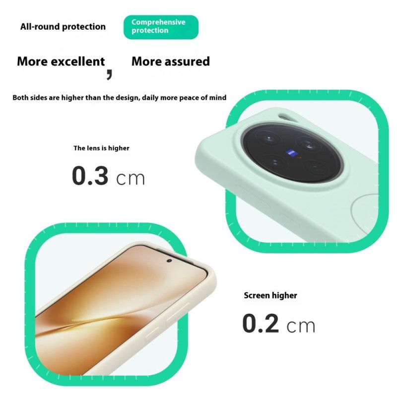 Cover Vivo X200 Magsafe Flydende Silikone