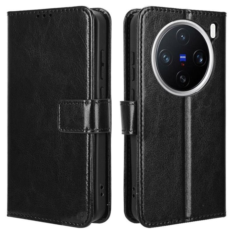 Flip Cover Til Vivo X200 Prangende Kunstlæder