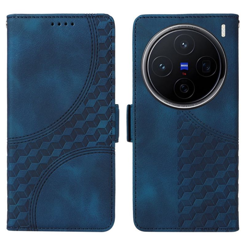 Flip Cover Til Vivo X200 Stjernemønster