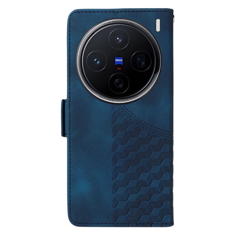 Flip Cover Til Vivo X200 Stjernemønster