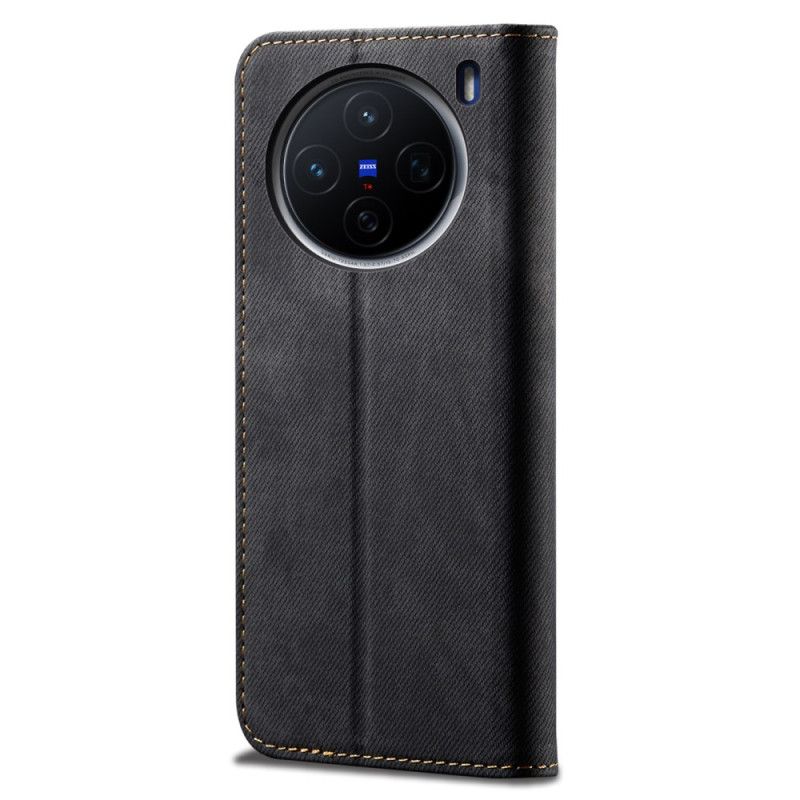 Flip Cover Vivo X200 Denimstof