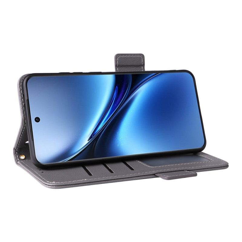Flip Cover Vivo X200 Kunstlæder Med Rem