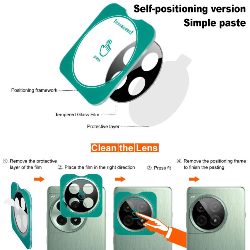 Hærdet Glaslinsebeskytter Til Vivo X200 Med Automatisk Positioneringsramme