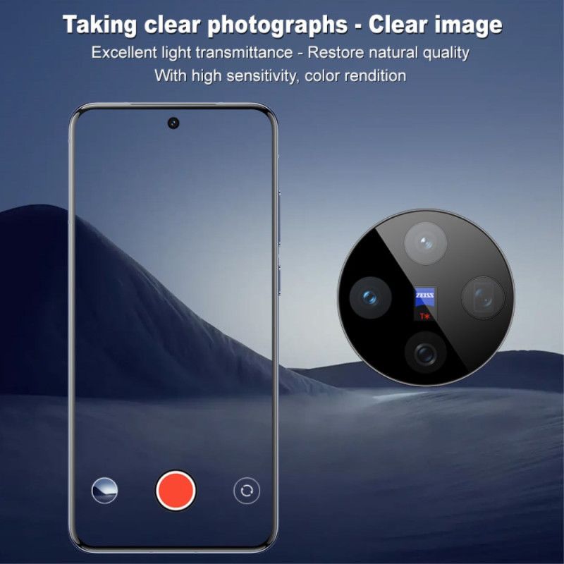 Hærdet Glaslinsebeskytter Til Vivo X200 Med Automatisk Positioneringsramme