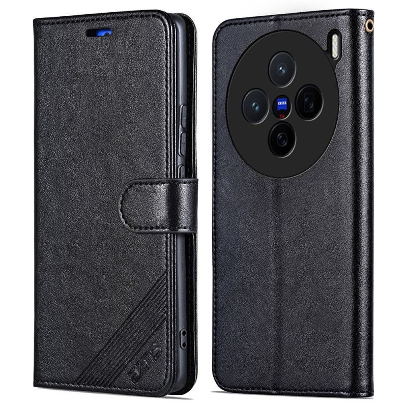 Læder Cover Vivo X200 Telefon Etui Azns