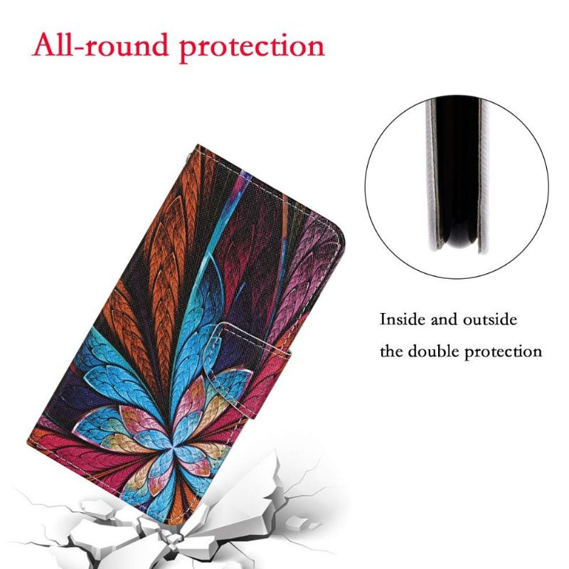 Flip Cover Huawei P Smart 2021 Farvede Blade