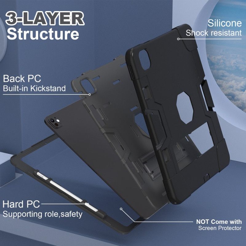 Cover iPad Pro 13 (2025) Integreret Stativ Og Stylusholder