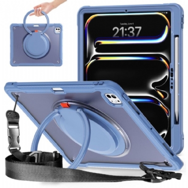 Cover iPad Pro 13 (2025) Roterende Stativ Og Skulderrem