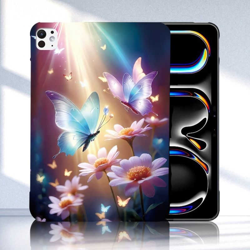 Cover iPad Pro 13 (2025) Sommerfugle I Lyset