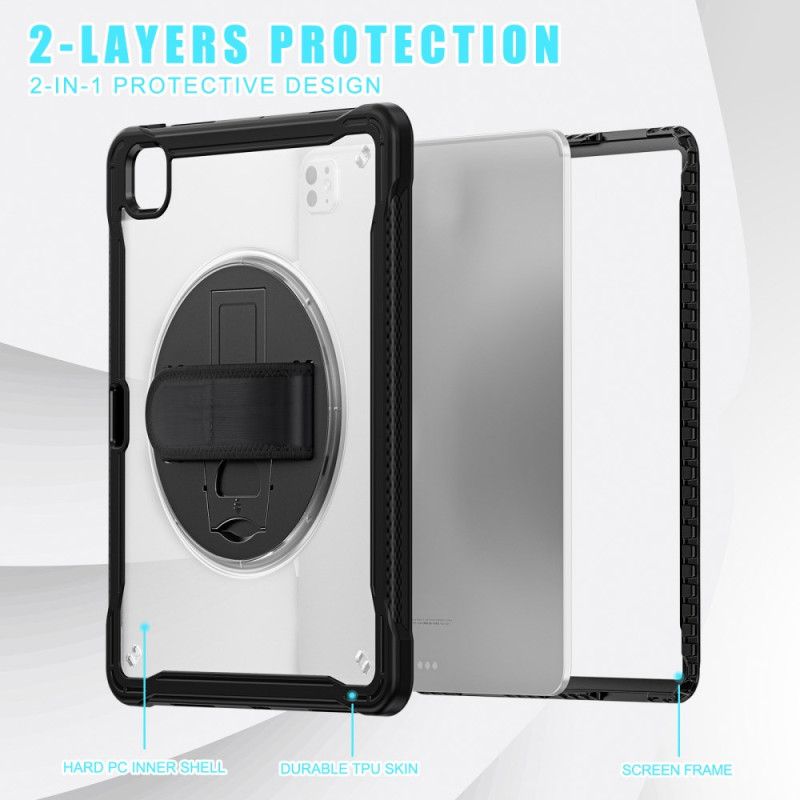 Cover iPad Pro 13 (2025) Stativ Og Roterende Håndrem