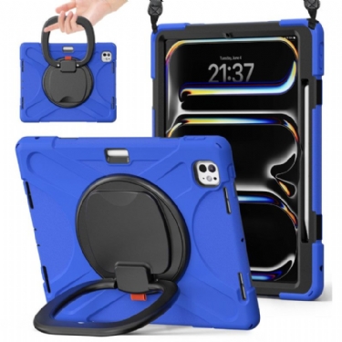 Cover iPad Pro 13 (2025) Telefon Etui Ringholder Og Justerbar Skulderrem