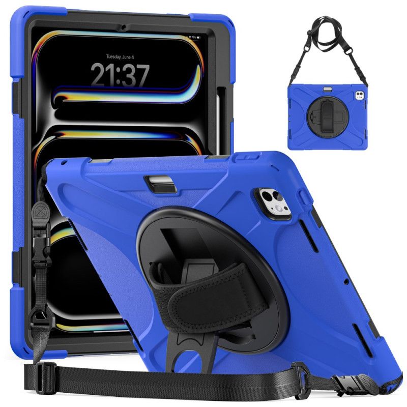 Cover iPad Pro 13 (2025) Telefon Etui Stylusholder Og Skulderrem