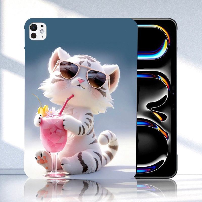 Cover iPad Pro 13 (2025) Telefon Etui Tegneserietiger