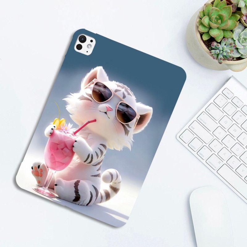 Cover iPad Pro 13 (2025) Telefon Etui Tegneserietiger
