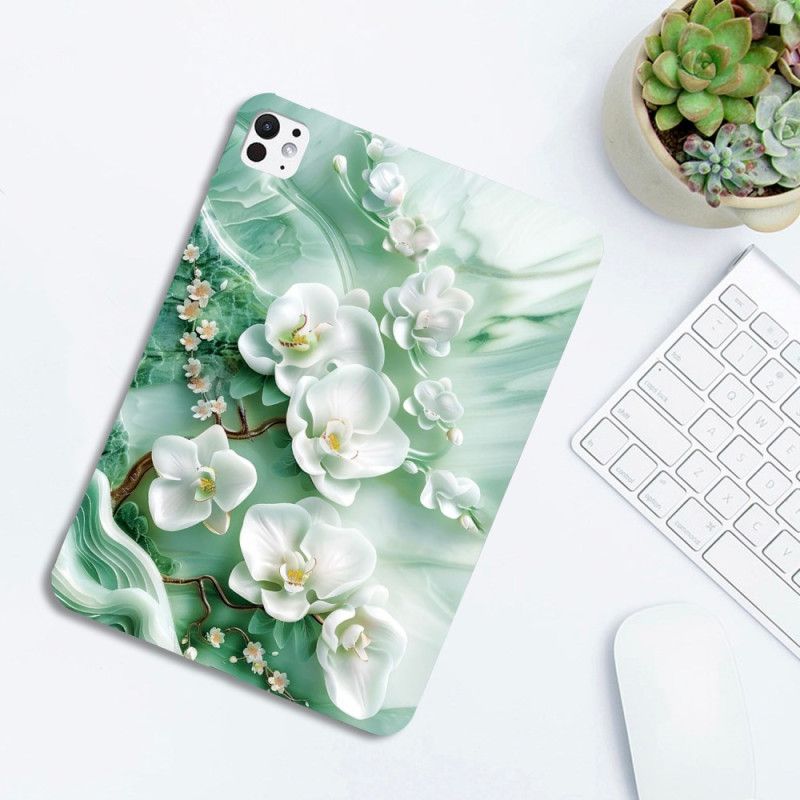 Cover Til iPad Pro 13 (2025) Jadeblomster
