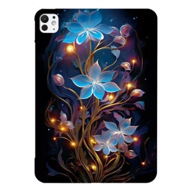 Cover Til iPad Pro 13 (2025) Oplyste Blomster