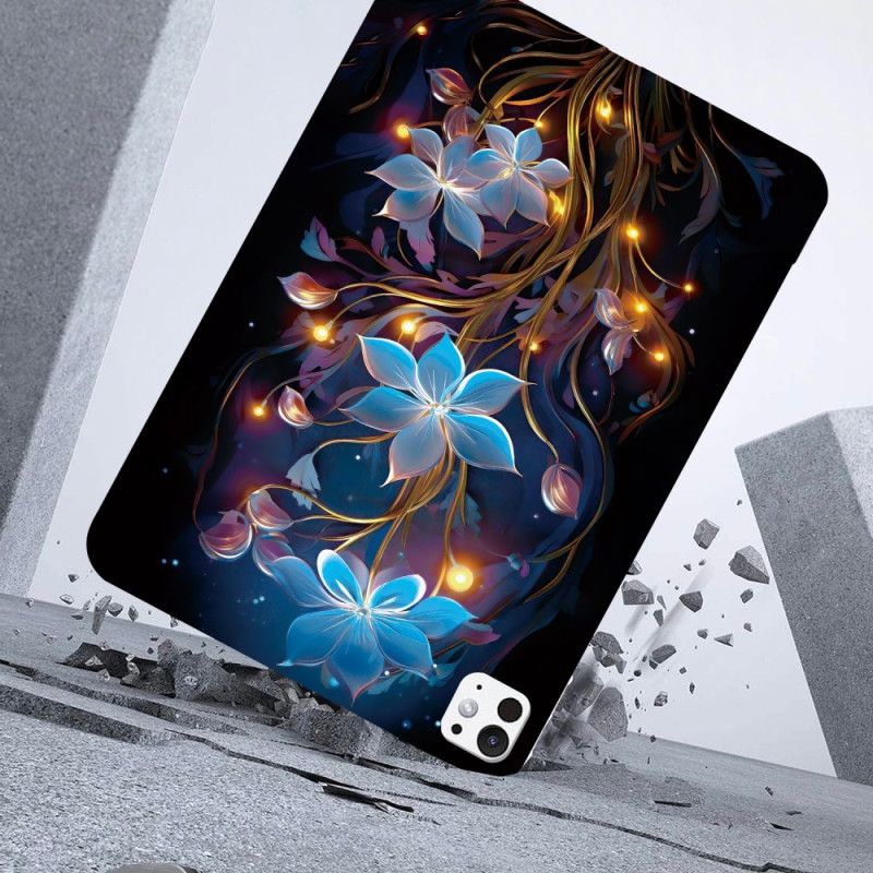 Cover Til iPad Pro 13 (2025) Oplyste Blomster