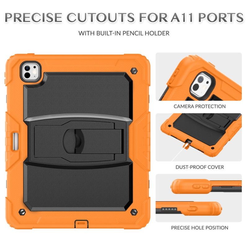 Cover Til iPad Pro 13 (2025) Tredobbelt Beskyttelse Med Skulderrem