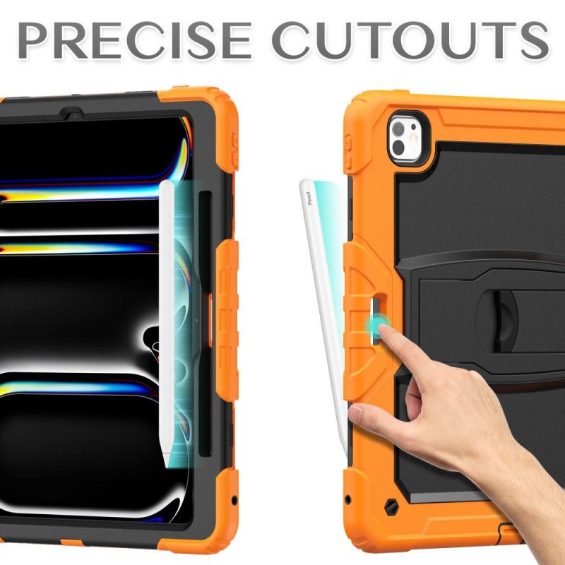 Cover Til iPad Pro 13 (2025) Tredobbelt Beskyttelse Med Skulderrem