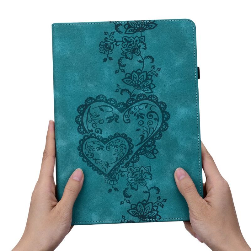Etui iPad Pro 13 (2025) Hjerteagtig Ruskindseffekt