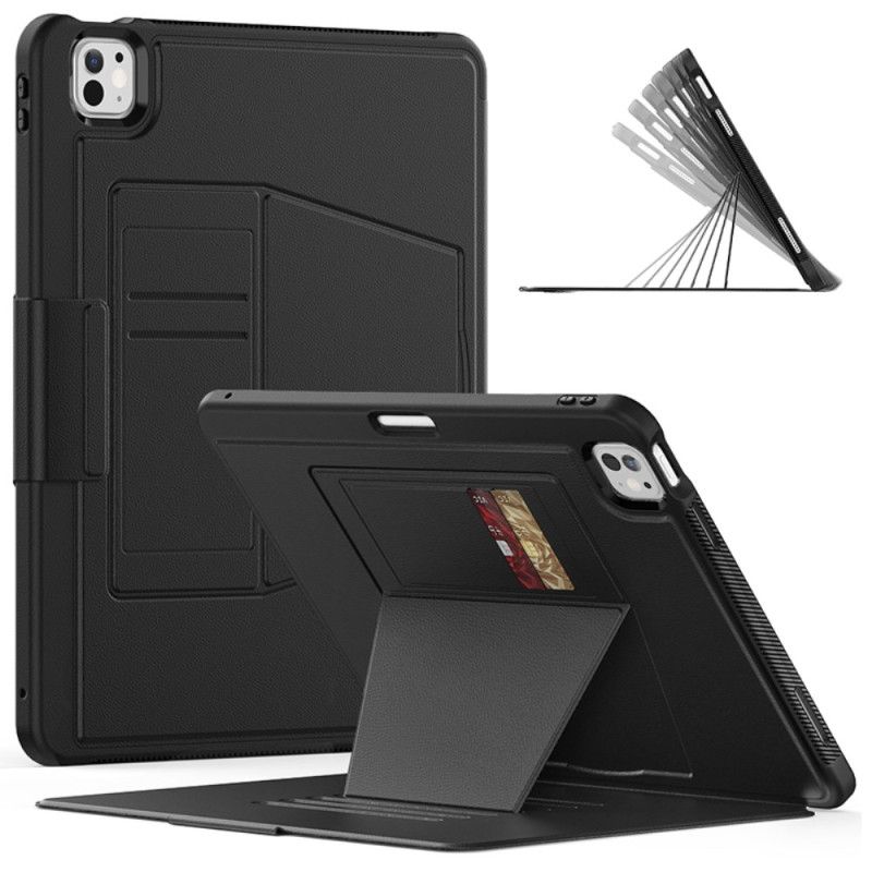 Etui iPad Pro 13 (2025) Kortholder Og Magnetisk Holder