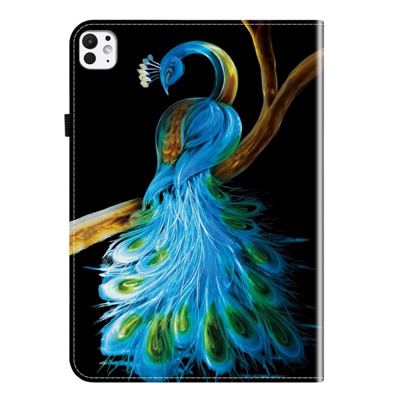 Etui iPad Pro 13 (2025) Påfuglemønster