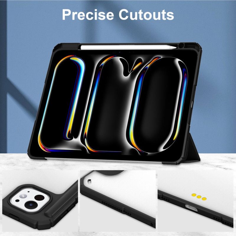 iPad Pro 13 (2025) Transparent Etui I Kunstlæder