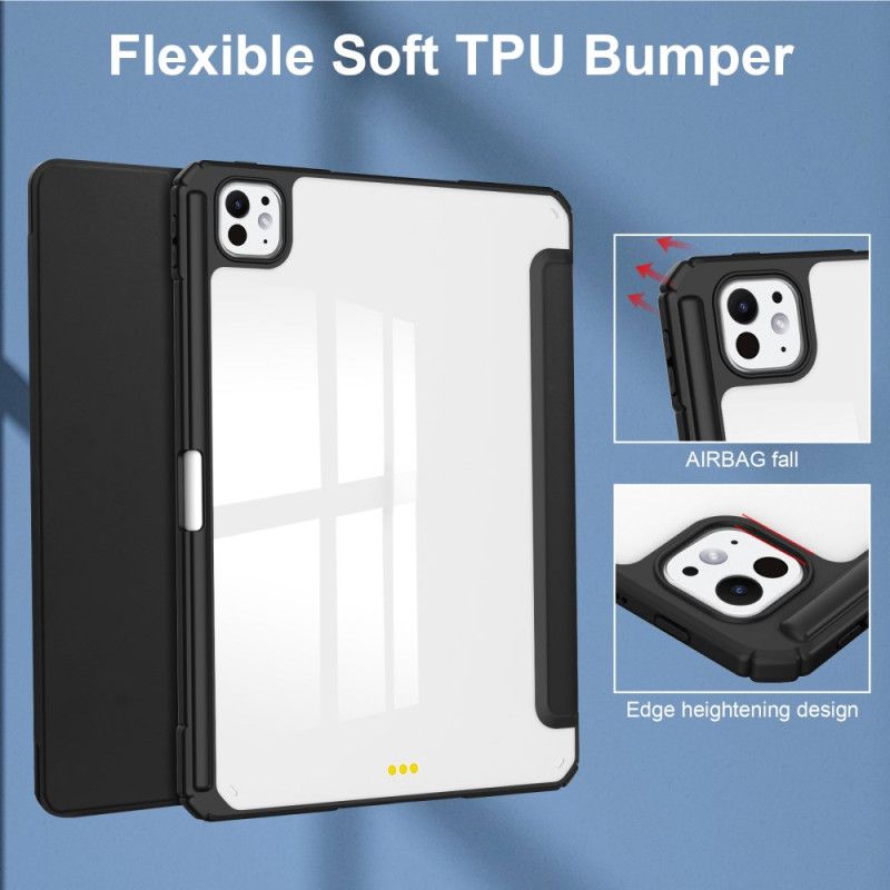 iPad Pro 13 (2025) Transparent Etui I Kunstlæder