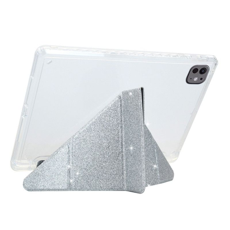 iPad Pro 13 (2025) Y-fold Med Pailletter Støtte