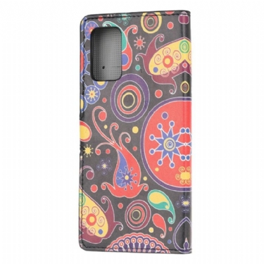 Flip Cover Samsung Galaxy Note 20 Anti-fald Farverig Paisley