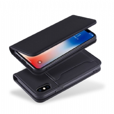 Etui iPhone X / XS Flip Cover Soft Touch