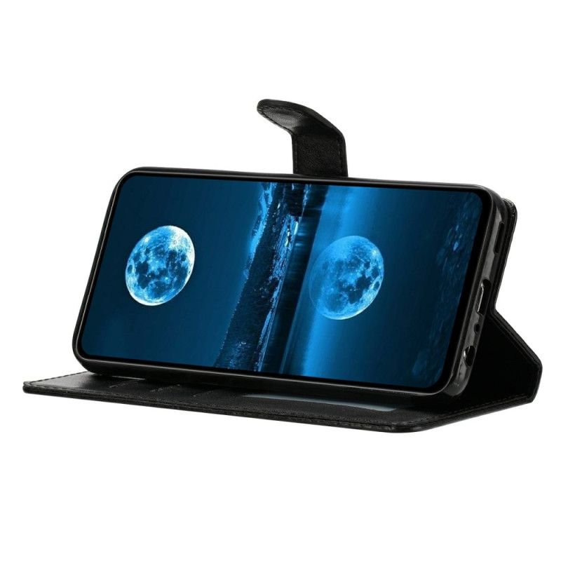 Flip Cover Oppo Reno 14 Pro 5g Almindelig Lædereffekt