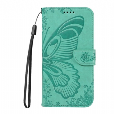 Flip Cover Oppo Reno 14 Pro 5g Grafisk Sommerfugl